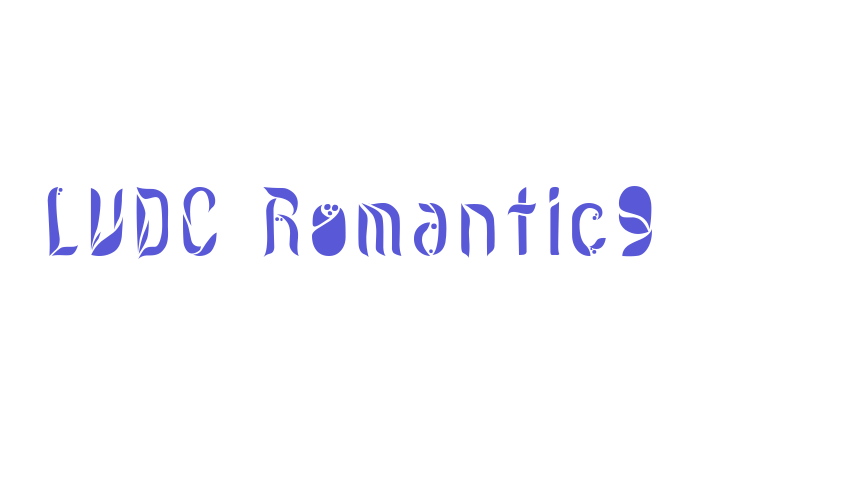 LVDC Romantic9 Font Download