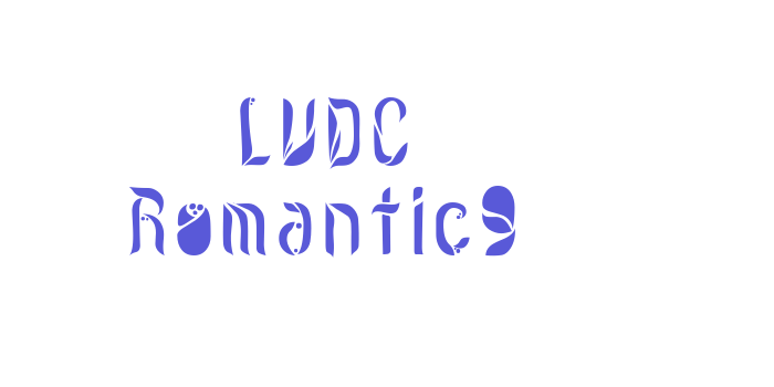 LVDC Romantic9 Font Download