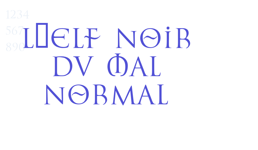 L’Elf Noir du Mal Normal-font-download