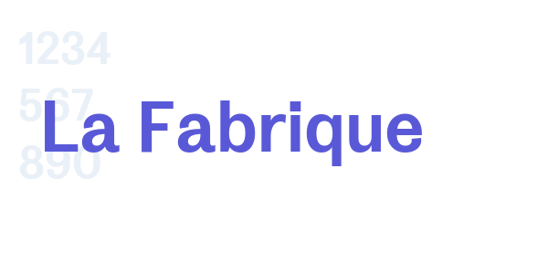 La Fabrique font free