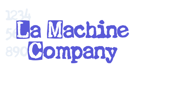 La Machine Company font free