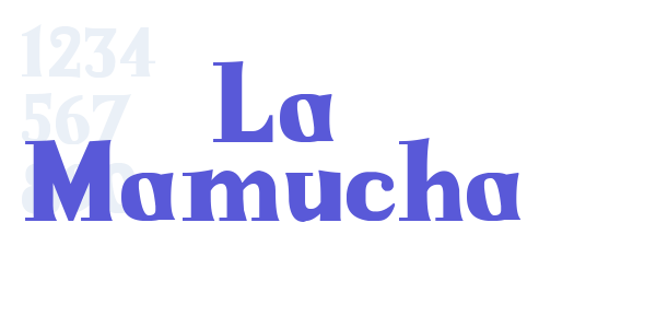 La Mamucha font free