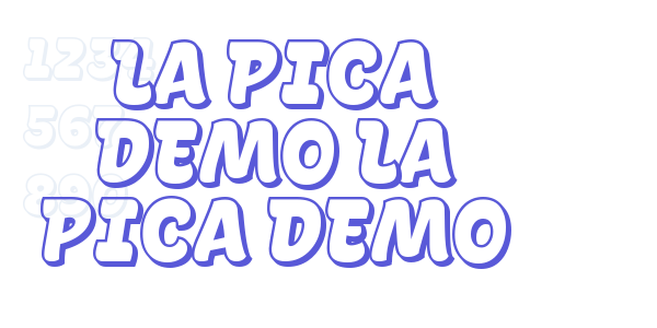 La Pica Demo La Pica Demo font free