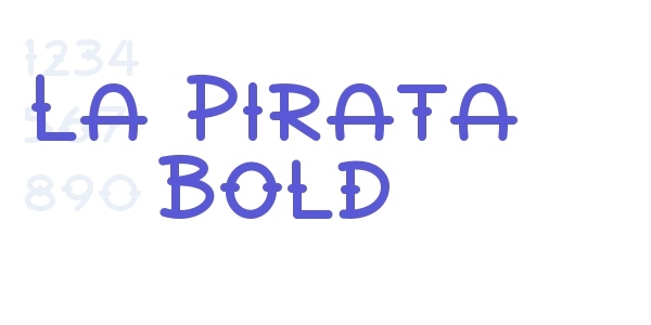 La Pirata Bold font