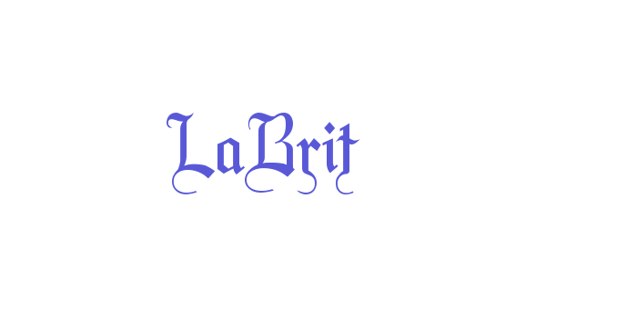 LaBrit Font Download