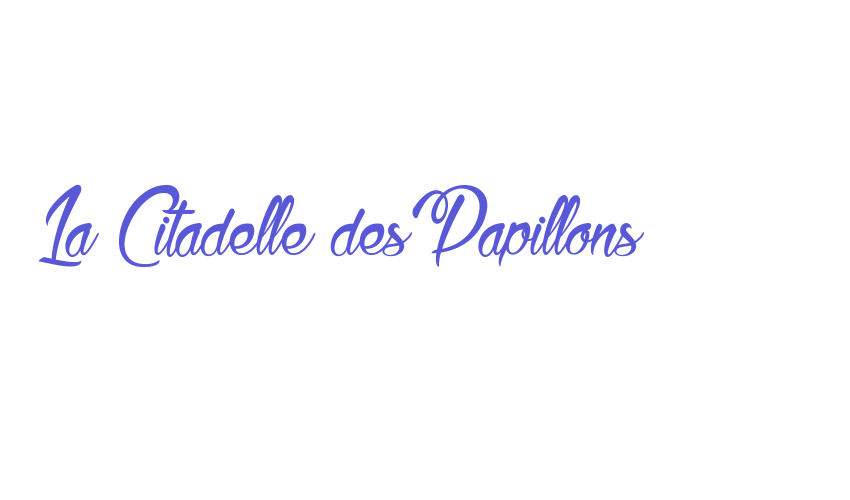 La Citadelle des Papillons Font Download