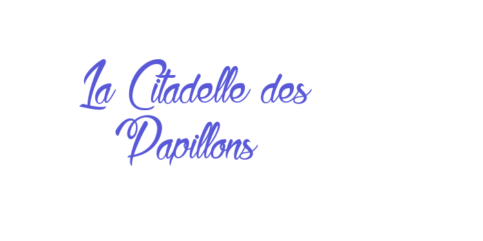 La Citadelle des Papillons Font Download