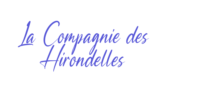 La Compagnie des Hirondelles Font Download