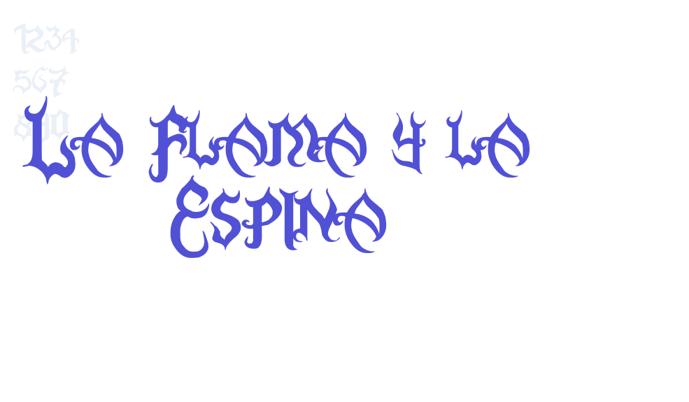 La Flama y la Espina-font-download