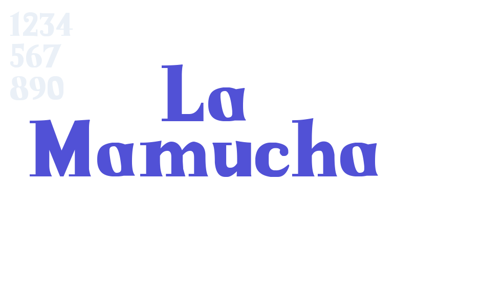 La Mamucha-font-download