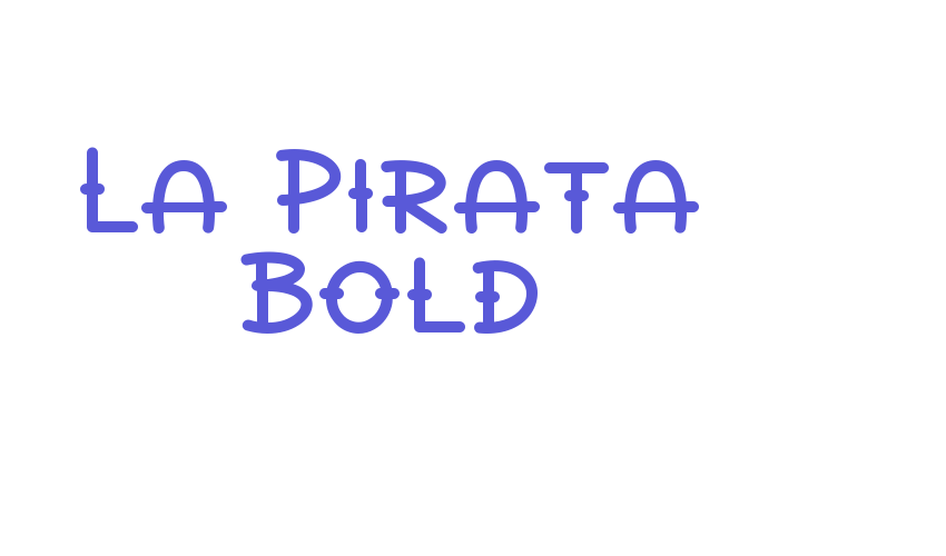 La Pirata Bold Font