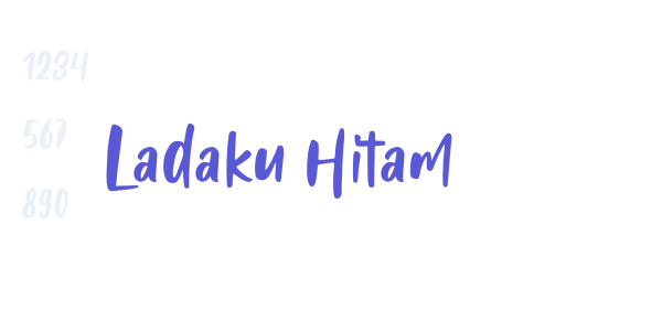 Ladaku Hitam font