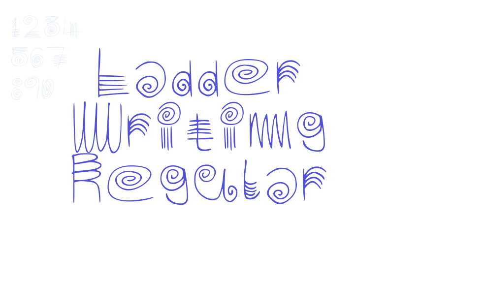 Ladder Writing Regular-font-download