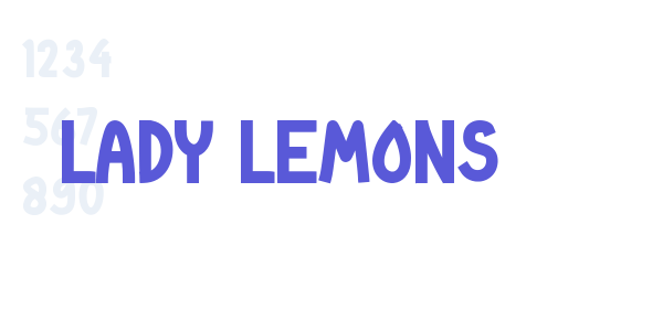 Lady Lemons font free