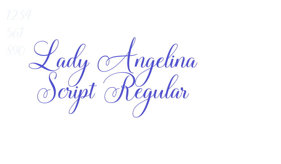 Lady Angelina Script Regular-font-download