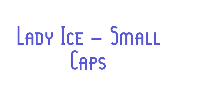 Lady Ice – Small Caps Font Download