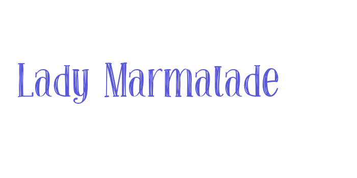 Lady Marmalade Font Download