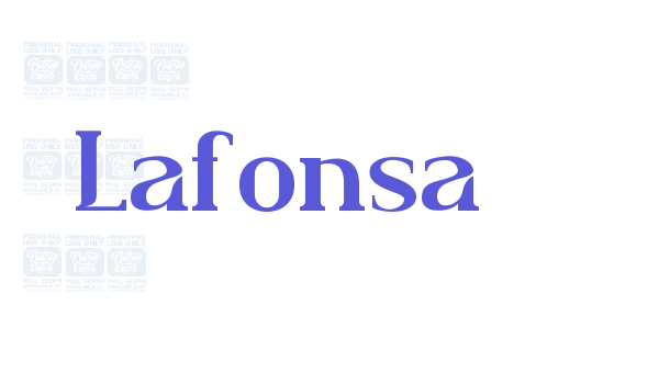 Lafonsa Font