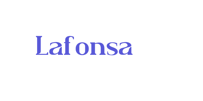 Lafonsa Font Download