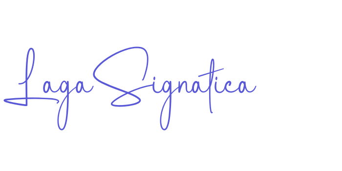 Laga Signatica Font Download