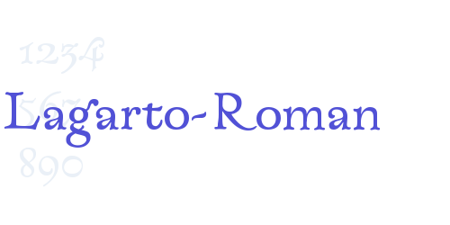 Lagarto-Roman-font-download