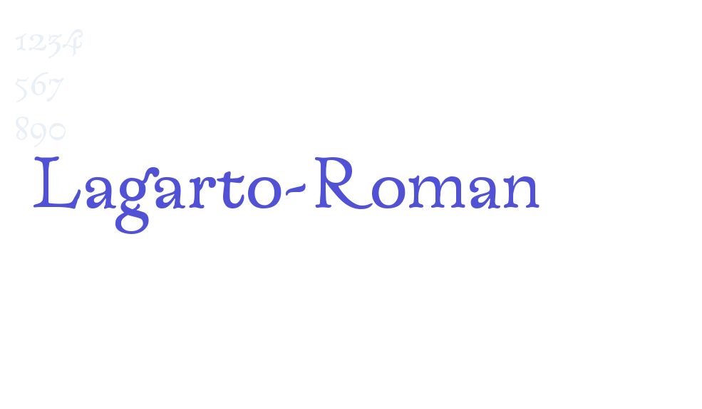 Lagarto-Roman-font-download