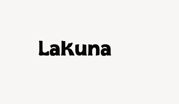 Lakuna Font