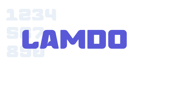 Lamdo font free