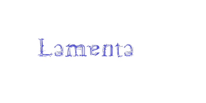 Lamenta Font Download