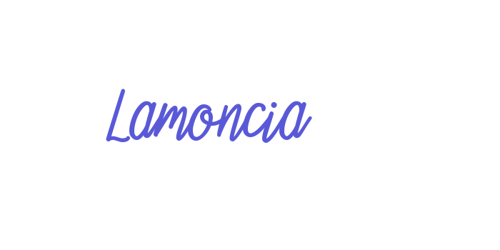 Lamoncia Font