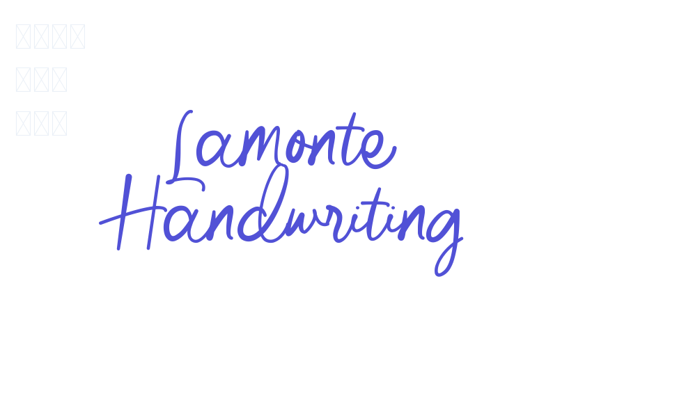 Lamonte Handwriting-font-download