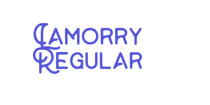 Lamorry Regular Font Download