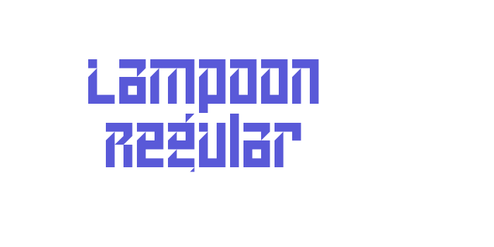 Lampoon Regular Font