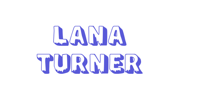 Lana Turner Font