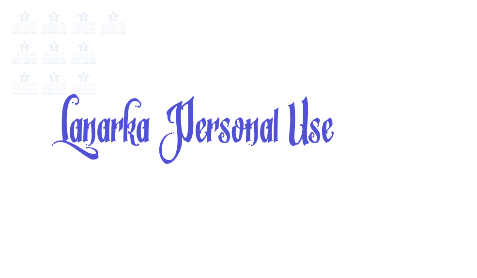 Lanarka Personal Use-font-download