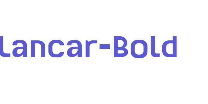 Lancar-Bold Font