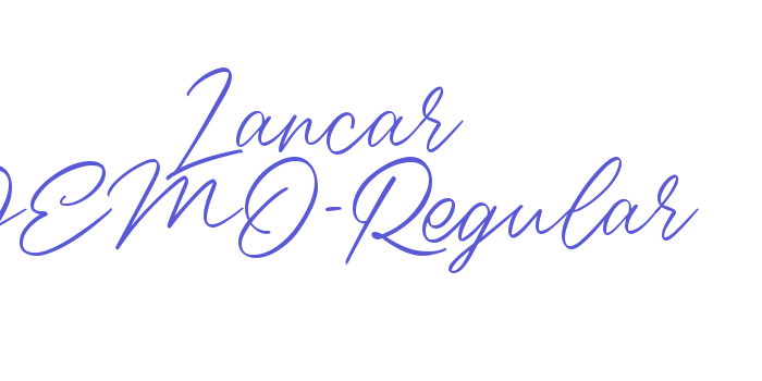 Lancar DEMO-Regular Font Download