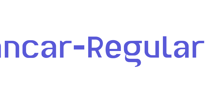 Lancar-Regular Font