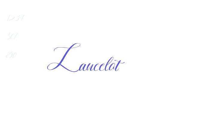 Lancelot font free