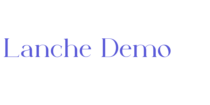 Lanche_Demo Font Download