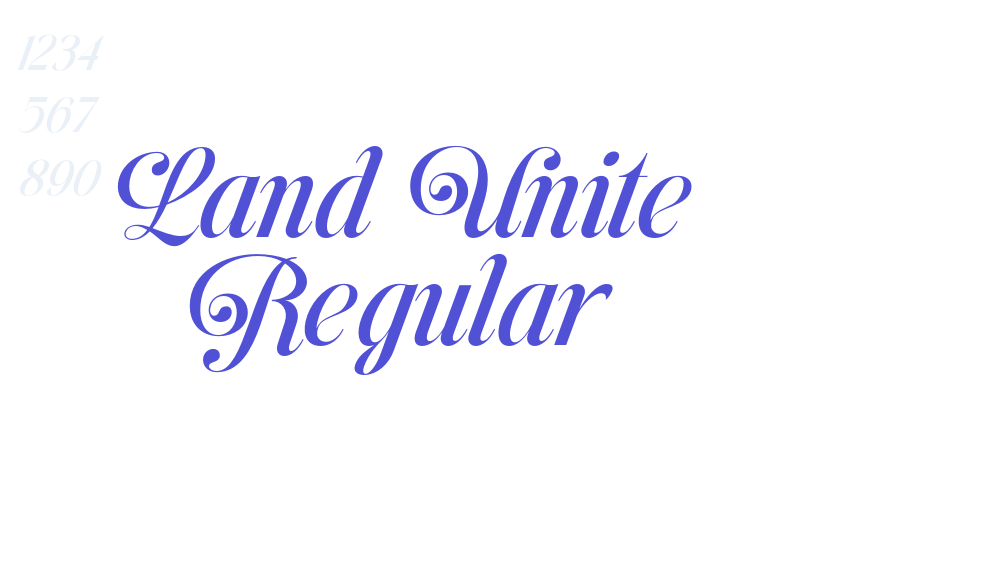 Land Unite Regular-font-download