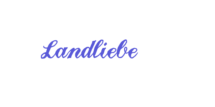 Landliebe Font Download