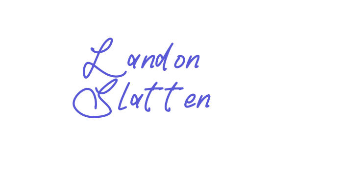 Landon Slatten Font Download