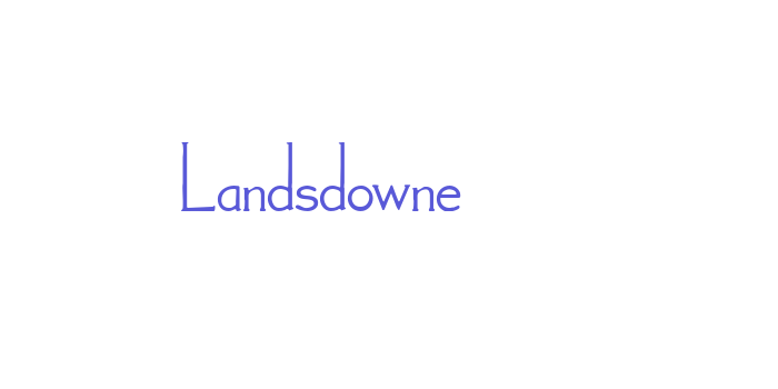 Landsdowne Font Download