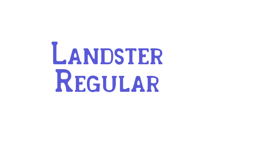 Landster Regular Font Download