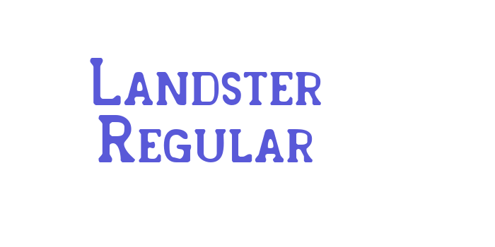 Landster Regular Font Download