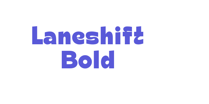 Laneshift Bold Font Download