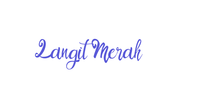 Langit Merah Font Download