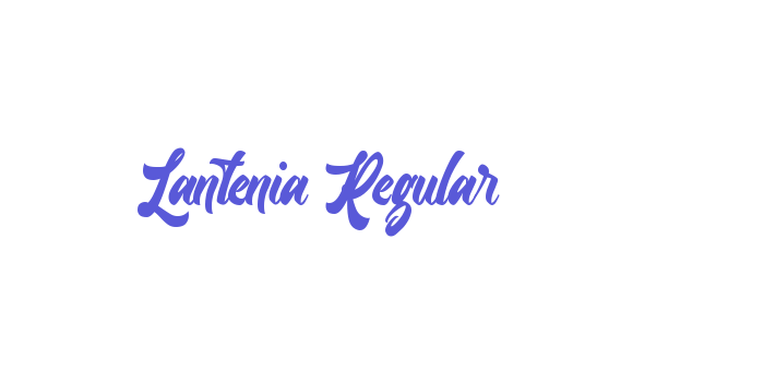 Lantenia Regular Font Download