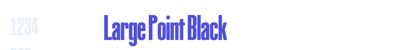 Large Point Black-font